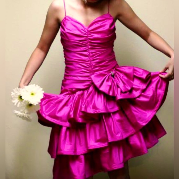 Precious Moments Dresses & Skirts - Precious Moments Prom Dress Size 9 Fuchsia